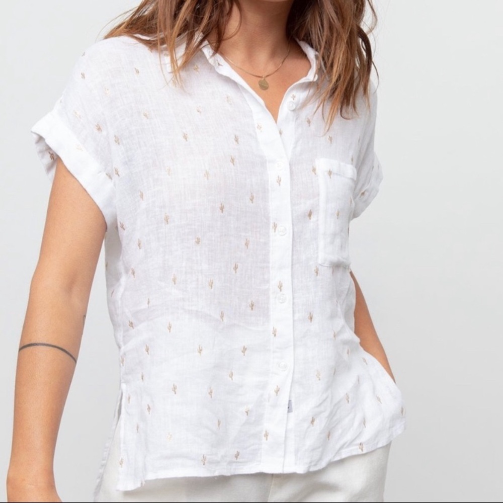 Rails Whitney White Tee